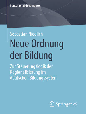 cover image of Neue Ordnung der Bildung